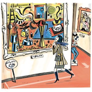 ART AND COFFEE (pastely, tuš, digitální)
