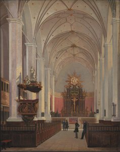 Interiér kostela Nejsvětější Trojice od C.O. Zeuthen