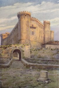 Hrad Odescalchi, Bracciano (barva litho)