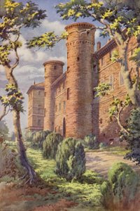 Královský hrad, Moncalieri (barevné lito)