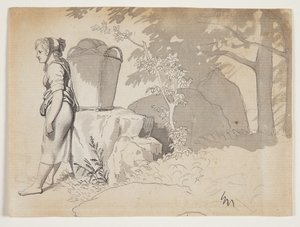 Selka odpočívá od Christoffer Wilhelm Eckersberg