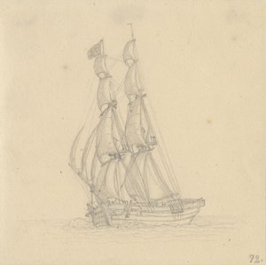 Brig od Christoffer Wilhelm Eckersberg