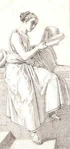 Důvod. Alegorická postava od Christoffer Wilhelm Eckersberg