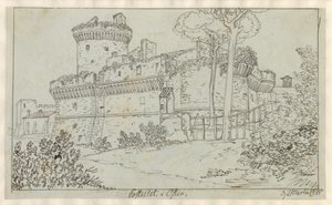 Zavlažuji Ostii. od Christoffer Wilhelm Eckersberg