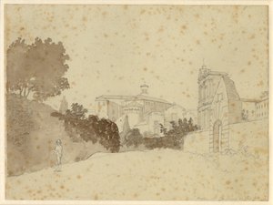 Kostel sv. Giovanni a Paolo od Christoffer Wilhelm Eckersberg