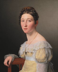 Portrét Emilie Henriette Massmann, zasnoubená od Frederika Wilhelma Caspara von Benzon od Christoffer Wilhelm Eckersberg