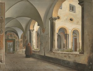 Kláštery františkánského kláštera Santa Maria in Aracoeli v Římě od Christoffer Wilhelm Eckersberg
