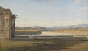 Pohled z Fontana Acetosa, Řím od Christoffer Wilhelm Eckersberg