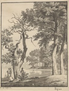 Ostrov ve Valsøelille, červenec 1810 od Christoffer Wilhelm Eckersberg