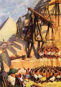 Stavba pyramidy (barva lito)
