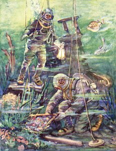 V nádherném podmořském světě (barva litho) od C. Dudley Tennant