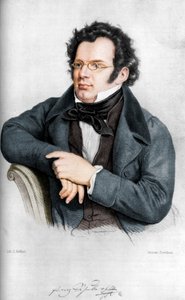 Franz Peter Schubert 1797-1828, rakouský skladatel od C Helfert