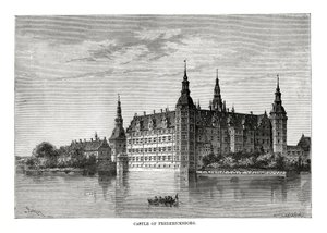 Zámek Frederiksborg, Kodaň, Dánsko, 1879