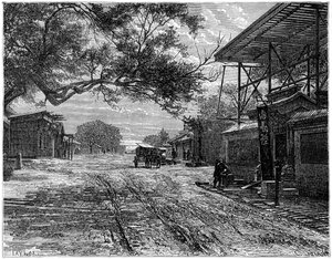 Francouzské vyslanectví, Peking, Čína, konec 19. století