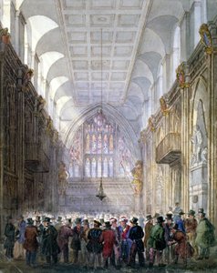 Interiér Guildhall, City of London, 1838. od C Matthews