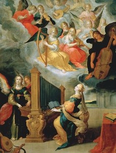 Svatá Cecílie, 1647 od C. de and Francken Bailleur
