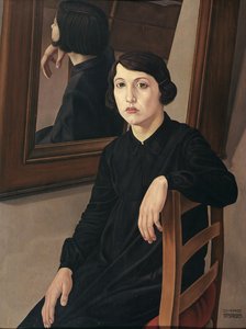 Dívka před zrcadlem, 1932.