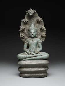 Buddha Muchalinda, konec 12.-začátek 13. století (slitina mědi)