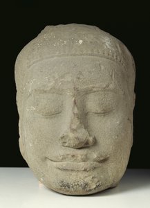 Hlava Buddhy se zavřenýma očima, Angkor od Cambodian School