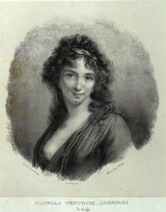 Portrét Isabelly Teotochi Albrizzi (litho)