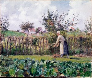 Na zahradě od Camille Jacob Pissarro