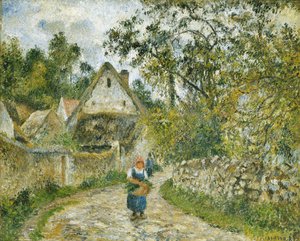 Cesta z Hameau-Chaumieres do Valhermeil od Camille Jacob Pissarro