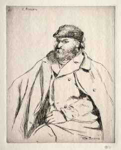 Paul Cézanne, 1874. od Camille Jacob Pissarro