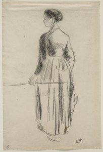 Pastýřka, Eragny, 1886. od Camille Jacob Pissarro