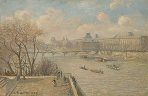 Louvre z Pont Neuf, 1902 od Camille Jacob Pissarro