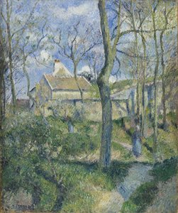 Cesta do Les Pouilleux, Pontoise, 1881 od Camille Jacob Pissarro