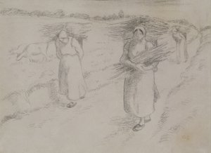 The Twig Gatherers, noin 1896 od Camille Jacob Pissarro