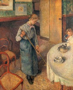 Mladý služebník, 1882 od Camille Jacob Pissarro