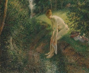 Bather in the Woods, 1895. od Camille Jacob Pissarro