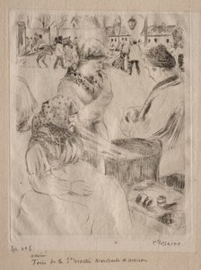 Prodejce kaštanů od Camille Pissarro