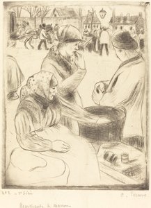 Chestnut Vendors Chestnut Vendors, 1878. od Camille Pissarro