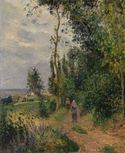 Côte des Grouettes, poblíž Pontoise, pravděpodobně 1878. od Camille Jacob Pissarro