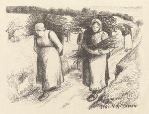 Nosiče palivového dříví od Camille Pissarro