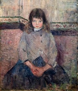 Félix Pissaro v sukni od Camille Pissarro