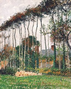 Francouzsky: Les grands hêtres à Varengeville
německy: Velké měděné buky ve Varengeville od Camille Pissarro