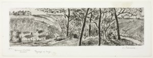 Krajina Panorama od Camille Pissarro