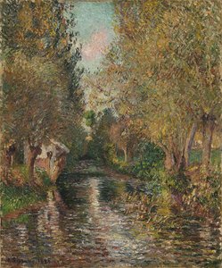 Umývárna v Bazincourtu od Camille Pissarro