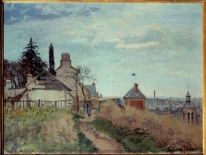 Soudní budova v Pontoise Obraz Camille Pissarro (1830-1903) 1872 Ne. 0,4x0,54 m Paříž, muzeum Orsay od Camille Jacob Pissarro