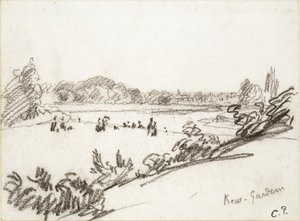 Studie Kew Gardens, c1890 od Camille Pissarro