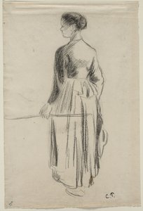 Pastýřka, Eragny od Camille Pissarro