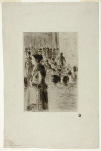 The Maid Shopping od Camille Pissarro
