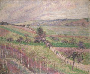 Thierceville Road, brzy na jaře, 1893 od Camille Pissarro