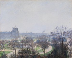 Tuilerijské zahrady od Camille Pissarro