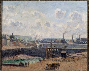 Pohled na Dieppe, Duquesne Basin Malba od Camille Pissarro (1830-1903) 1902 Sun. 0,54x0,65 m Paříž, Musee d