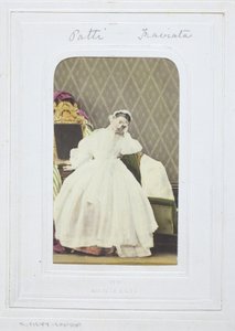 Adelina Patti, Traviata, 1860-69.