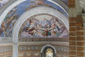 Freskový cyklus věnovaný Panně Marii, detail od Camillo Procaccini